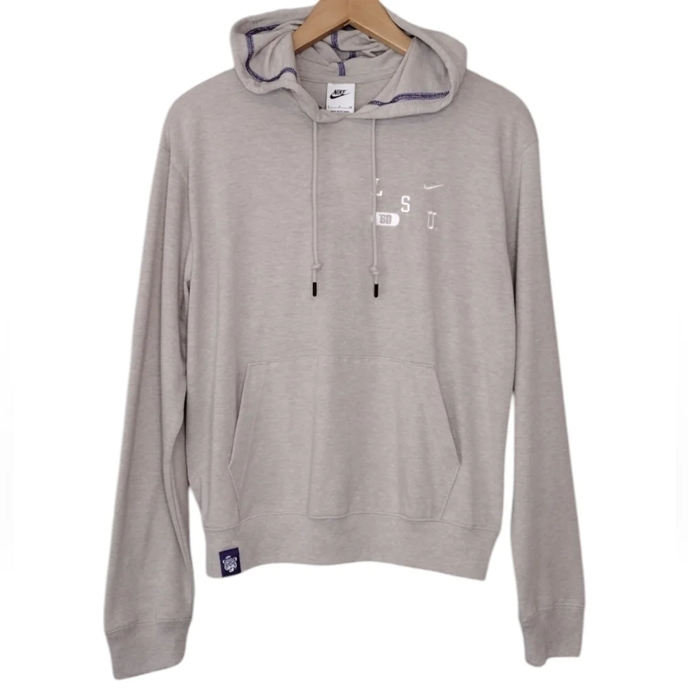 NWT Nike Women's Neutral Loose Fit Pullover Long Sleeve Athletic Hoodie Sz S